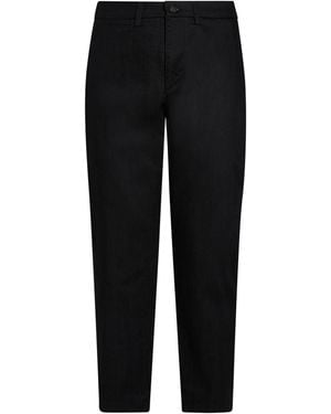 7 For All Mankind Jeans Cotton, Polyester, Elastane - Black
