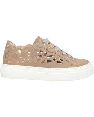 Agl Attilio Giusti Leombruni Khaki Sneakers Leather - Natural