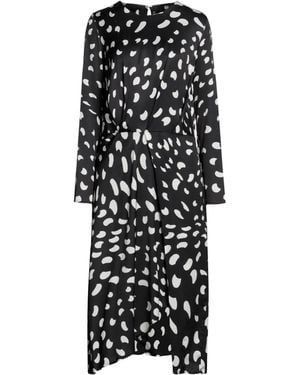 Manila Grace Midi Dress - Black