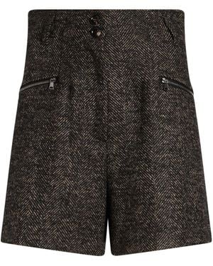 Max Mara Shorts & Bermuda Shorts Virgin Wool, Polyester, Acrylic - Black