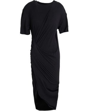 Mugler Midi Dress Cotton, Elastane - Black