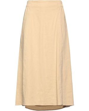Theory Midi Skirt - Natural