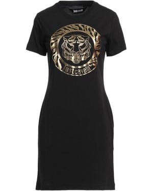 Just Cavalli Mini Dress Cotton - Black