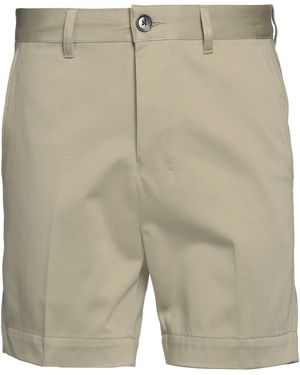 Ami Paris Shorts & Bermuda Shorts Cotton - Natural