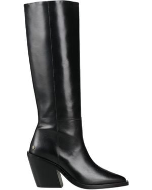 Anine Bing Boot Leather - Black