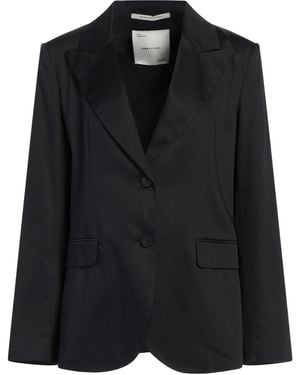 EMMA & GAIA Blazer Cotton, Elastane - Black