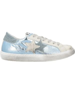 2Star Trainers Leather, Textile Fibres - Blue