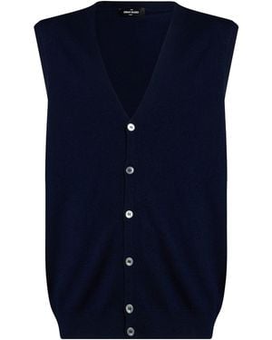 Gran Sasso Midnight Cardigan Cashmere - Blue