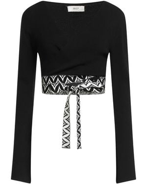 Akep Wrap Cardigans Viscose, Polyamide, Elastane - Black