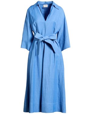 P.A.R.O.S.H. Vestido Midi - Azul