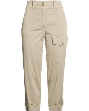 19.70 Nineteen Seventy Pants Cotton, Elastane - Natural