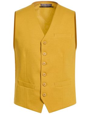 Yes-Zee Urban Tailored Vest Cotton, Polyester, Elastane - Yellow