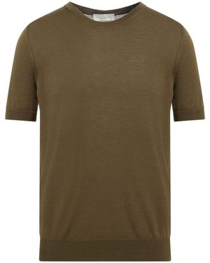 LUIGI GENTILE Military Jumper Cotton - Green
