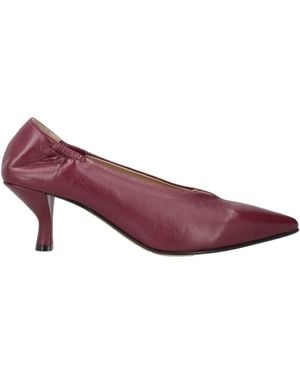 Pomme D'or Pumps Leather - Purple