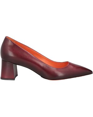 Santoni Court Shoes - Red