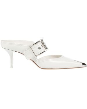 McQueen Mules & Clogs - White