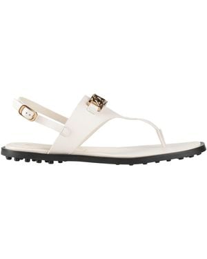 Tod's Thong Sandal - White