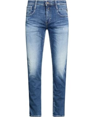 Replay Jeans Cotton, Elastomultiester, Elastane - Blue