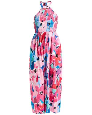 Molly Bracken Midi Dress Viscose - Red
