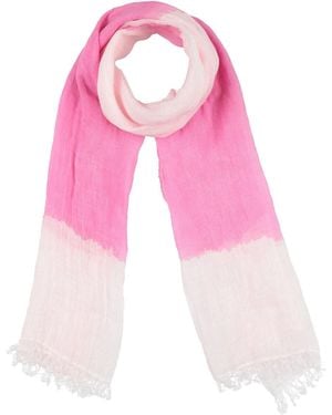 120% Lino Scarf Linen - Pink