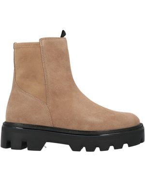 Rag & Bone Ankle Boots Leather, Textile Fibres - Brown