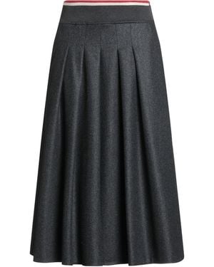 Brunello Cucinelli Jupe Midi - Gris