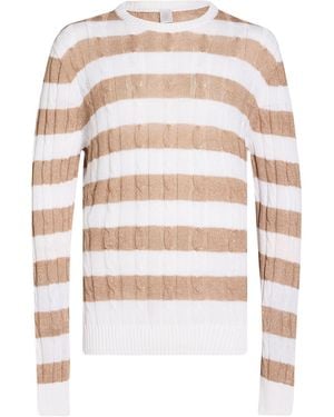 Eleventy Platinum Sweater Linen, Cotton - White