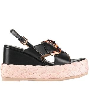 Emanuélle Vee Espadrilles Leather - Black