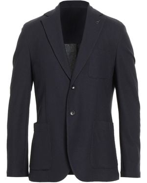 Paoloni Blazer Cotton, Polyamide, Elastane - Blue