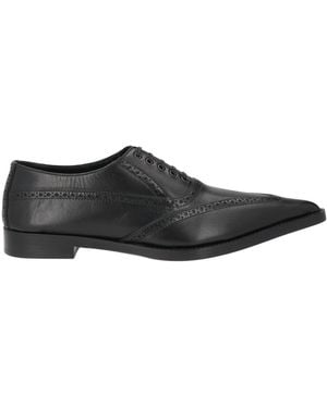 McQueen Lace-Up Shoes Leather - Grey