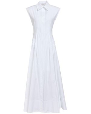 Sportmax Maxi Dress Cotton - White