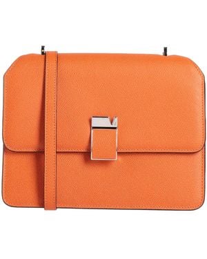Valextra Cross-Body Bag Calfskin - Orange