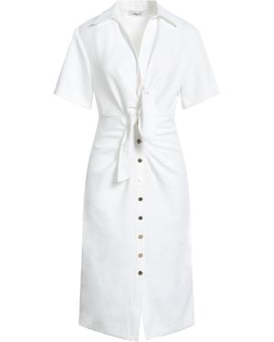 Sandro Midi-Kleid - Weiß
