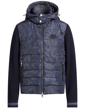 Etro Puffer Polyester, Wool, Acrylic - Blue