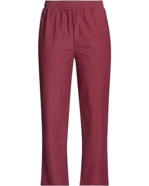 Save The Duck Burgundy Pants Recycled Polyester, Polyester - Red