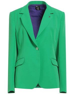 Hanita Blazer Polyester, Elastane - Green