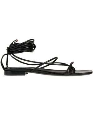 Dondup Thong Sandal Leather - White