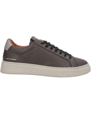 Crime London Trainers Leather - Brown