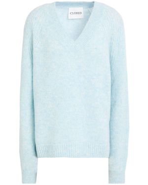 Closed Jumper Polyamide, Alpaca Wool, Wool - Blue