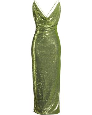 Giulia N Couture Maxi Dress - Green