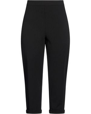 LOLA SANDRO FERRONE Trousers Polyester, Elastane - Black