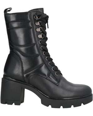 Keys Ankle Boots Textile Fibers - Black