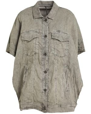 Masnada Cape Cotton, Linen, Elastane - Grey