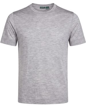 Zanone T-Shirt Virgin Wool - Grey