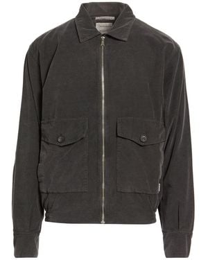 Crossley Charcoal Jacket Cotton - Black