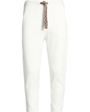 Takeshy Kurosawa Trousers Cotton, Elastane - White