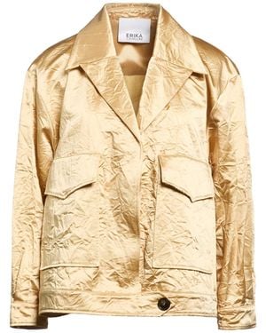 Erika Cavallini Semi Couture Jacket Cotton, Acrylic - Natural