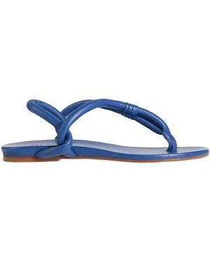 Roberto Del Carlo Thong Sandal Leather - Blue