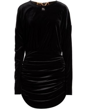 Dolce & Gabbana Mini Dress Polyester, Rubber - Black