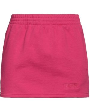 Vetements Mini Skirt Cotton, Polyester - Pink